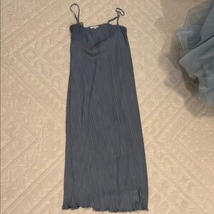 Madewell Teapot Blue Spaghetti Strap Dress